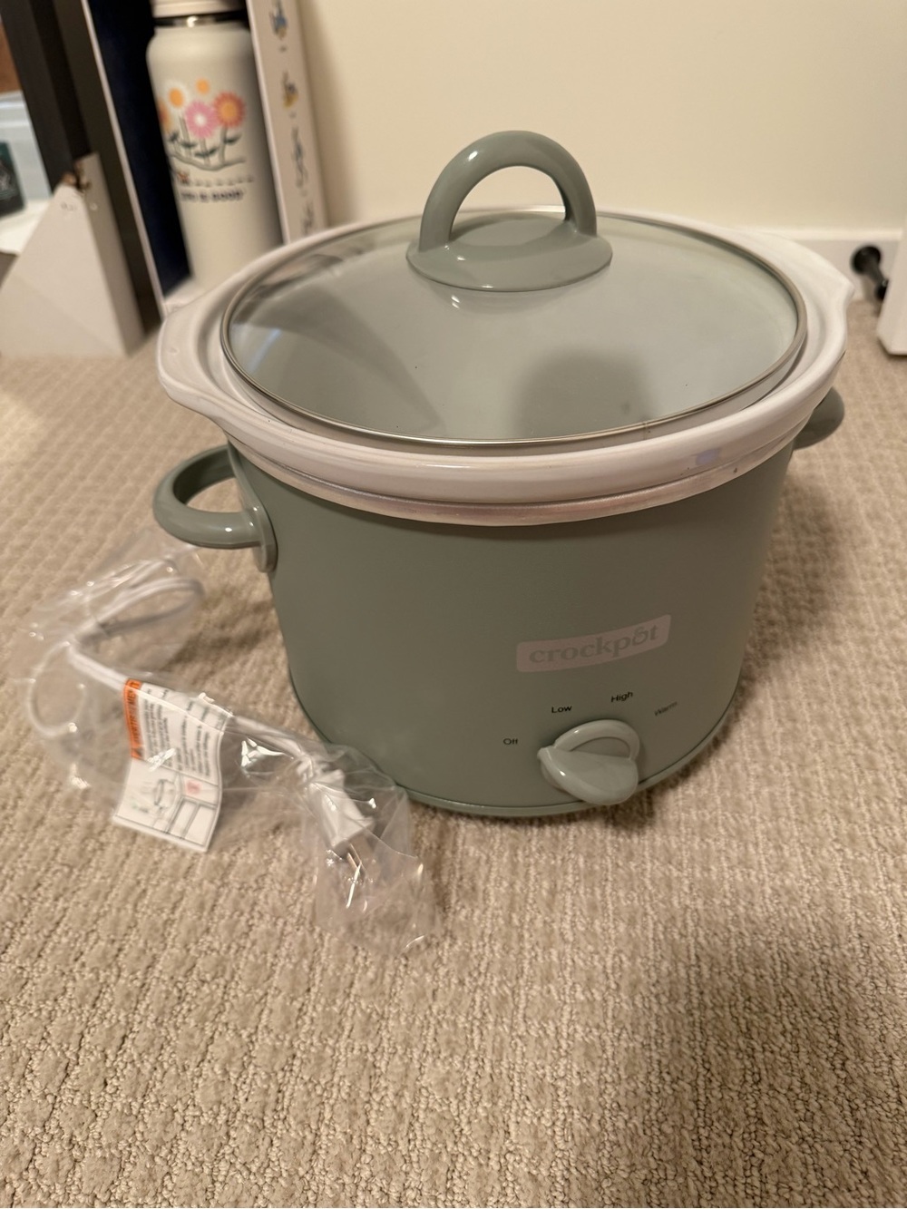 Sage Green 2-Quart Manual Slow Cooker